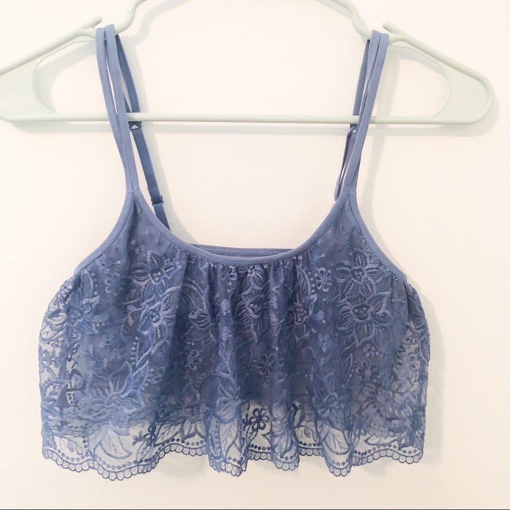 Aerie Lace Overlay Bralette